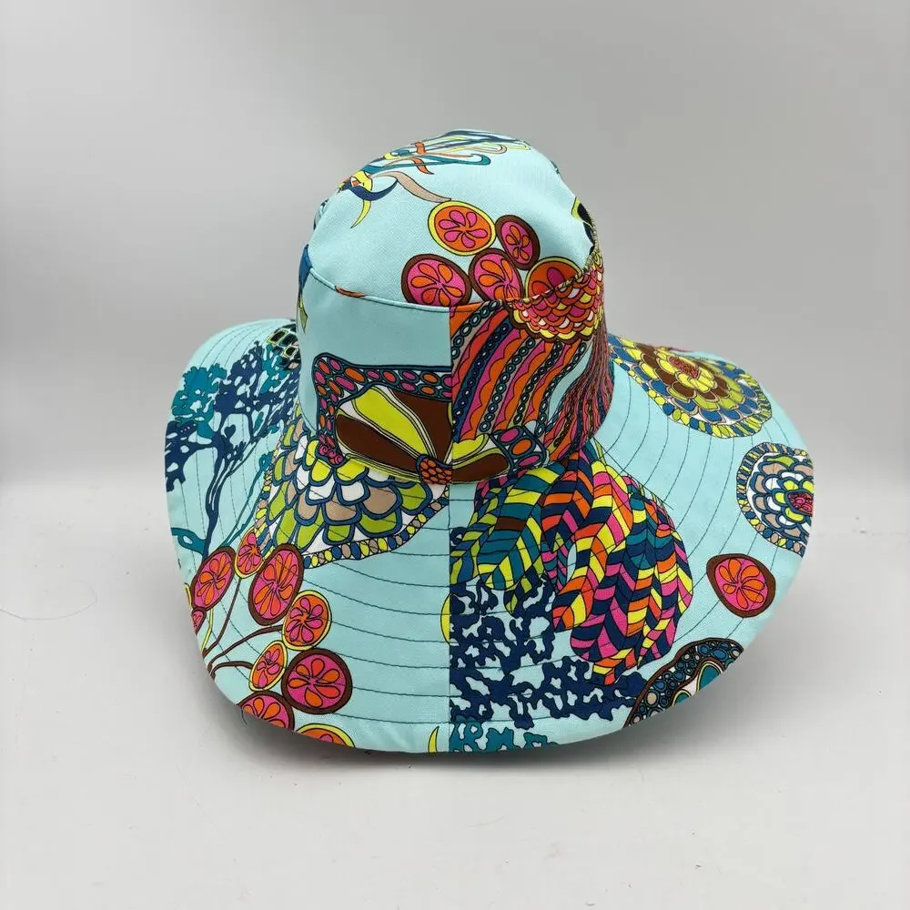 Trina Turk Finding Dory Nemo Sun Hat Wide Brim Beach Vacation Disney - Picture 3 of 9